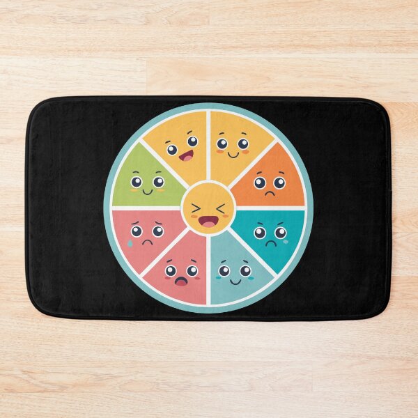 Item preview, Cute Emoji Emotion Wheel – Colorful Feelings Chart for Kids, Classrooms & Therapy designed and sold by VividOrganica.