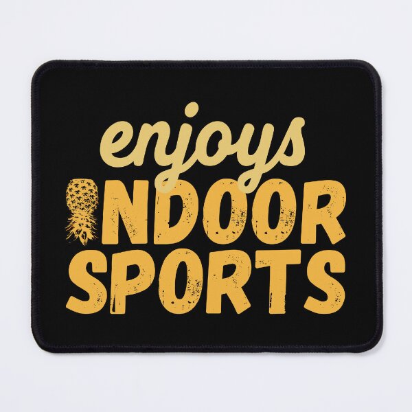 Item preview, Enjoys Indoor Sports Swinging Quote designed and sold by CreativeTwins.