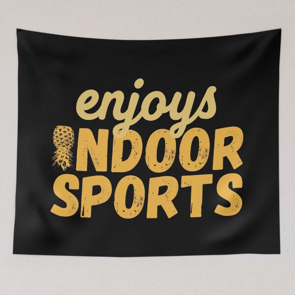 Item preview, Enjoys Indoor Sports Swinging Quote designed and sold by CreativeTwins.