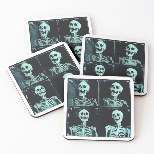 Item preview, Humorous Skeleton Snapshot – Creepy Halloween Design designed and sold by RockFireMerch.
