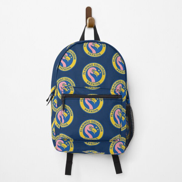 Item preview, Flamingo Squadron Crest – Ukraine Air-Wing Badge designed and sold by Bratak.