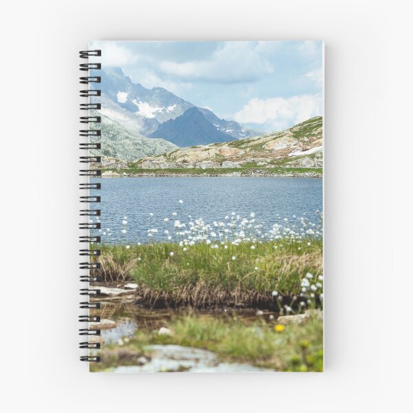 Item preview, Alpine Lake with Mountain Flowers, Switzerland designed and sold by alicjamiekina.