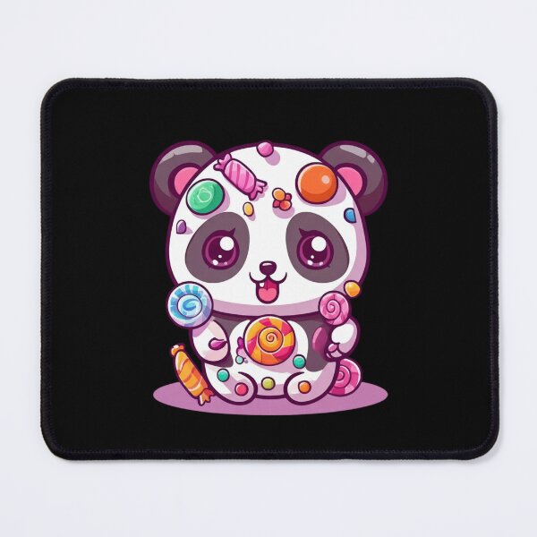 Item preview, Chibi Panda Candy Monster Cute Kawaii Halloween Panda Covered in Candy designed and sold by ColorSplash123.