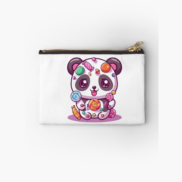 Item preview, Chibi Panda Candy Monster Cute Kawaii Halloween Panda Covered in Candy designed and sold by ColorSplash123.