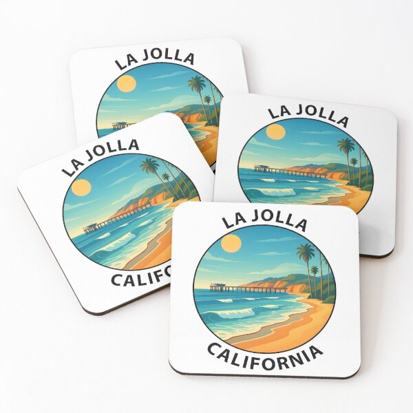 Artikelvorschau, La Jolla Shores Kalifornien Sonnenuntergang – Vintage Reiseposter USA entworfen und verkauft von inkNext.