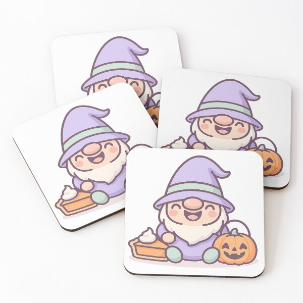 Item preview, Chubby Halloween Gnome with Pumpkin Pie and Candy Bucket T-Shirt - Cute Halloween Design designed and sold by PrintCreations9.