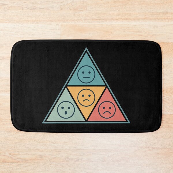 Item preview, Minimalist Triangular Emotion Wheel – Geometric Feelings Chart in Modern Muted Tones designed and sold by VividOrganica.