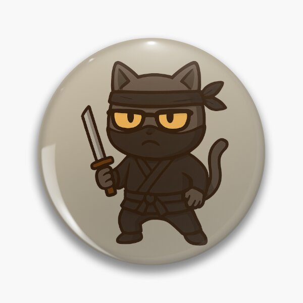 Item preview, Ninja Cat designed and sold by PineNinja.
