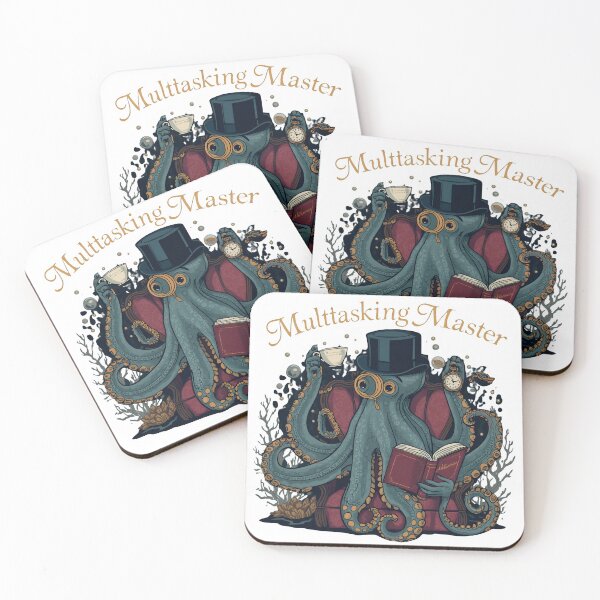 Item preview, "Multitasking Master" Sophisticated Octopus designed and sold by MemGraphicss.