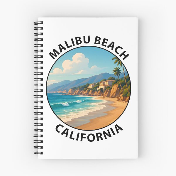 Item preview, Malibu Beach California Sunset – Vintage Travel Poster USA designed and sold by inkNext.