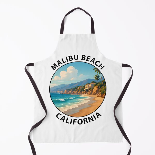 Item preview, Malibu Beach California Sunset – Vintage Travel Poster USA designed and sold by inkNext.