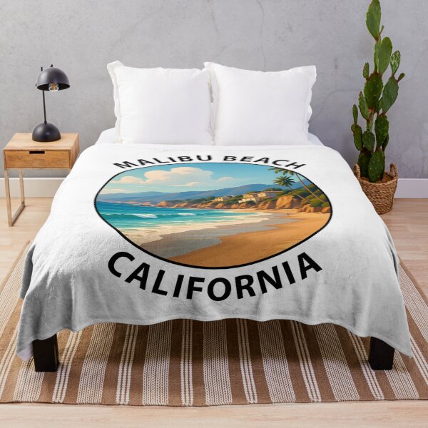 Item preview, Malibu Beach California Sunset – Vintage Travel Poster USA designed and sold by inkNext.