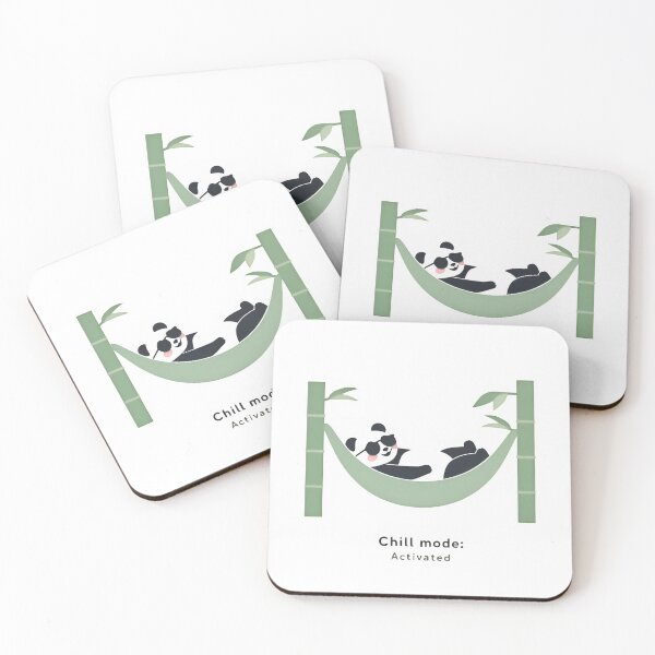 Item preview, "Chill Mode: Activated" Relaxing Panda in Hammock designed and sold by MemGraphicss.