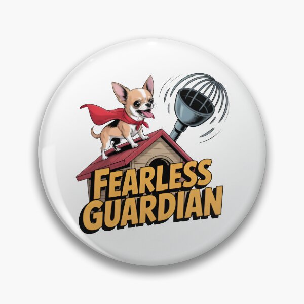 Artikelvorschau, "Fearless Guardian" Lustiger Chihuahua-Superheld entworfen und verkauft von MemGraphicss.