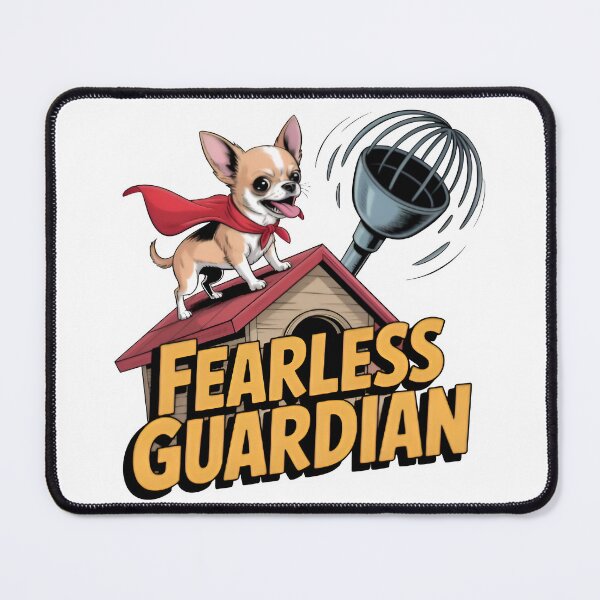 Item preview, "Fearless Guardian" Funny Chihuahua Superhero designed and sold by MemGraphicss.