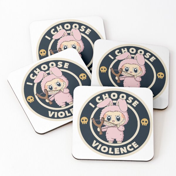 Item preview, I Choose Violence Labubu designed and sold by JalalMsd.