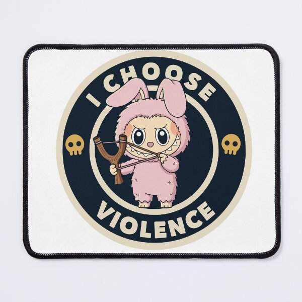 Item preview, I Choose Violence Labubu designed and sold by JalalMsd.