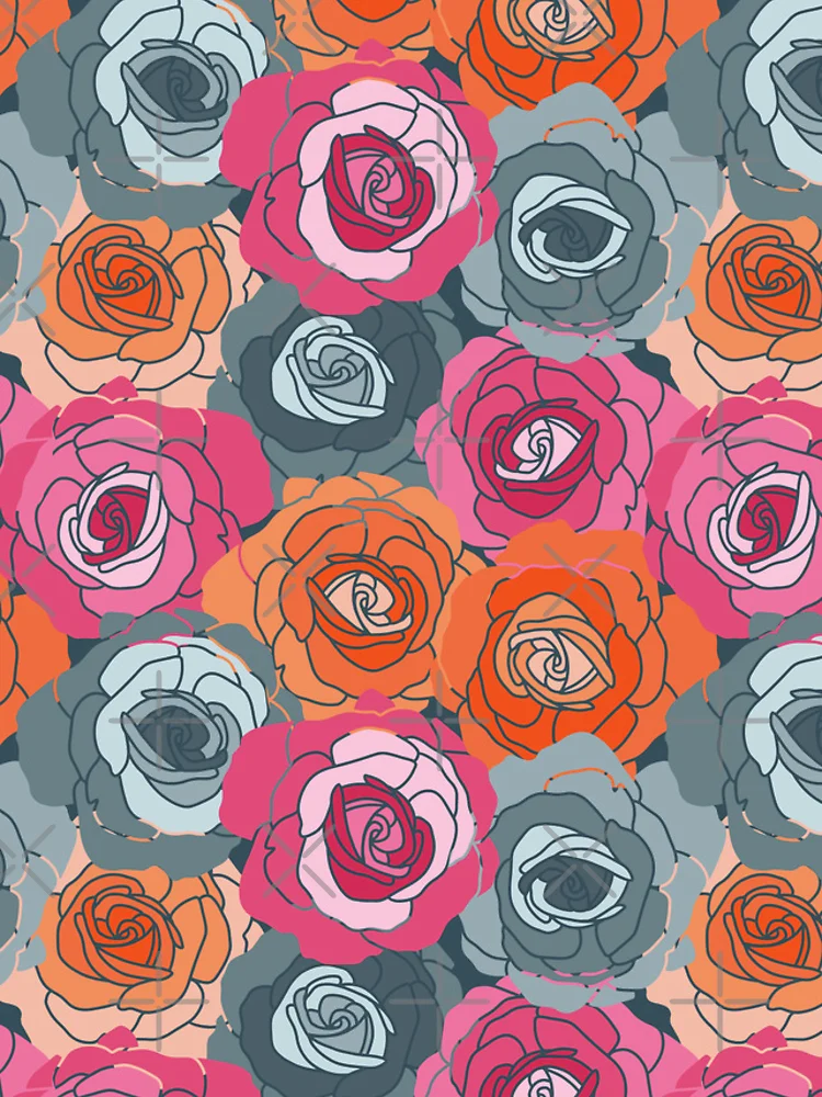 Thumbnail 4 of 4, iPhone Case, Open Roses designed and sold by Farissa Designs.