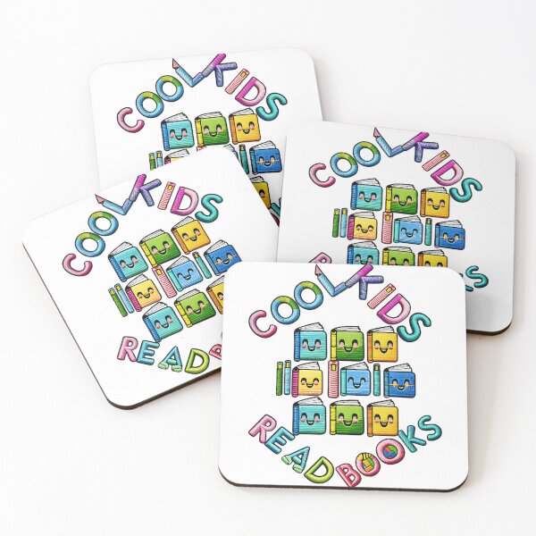 Item preview, Cool Kids Read Books Illustration designed and sold by ArtDesignTp.