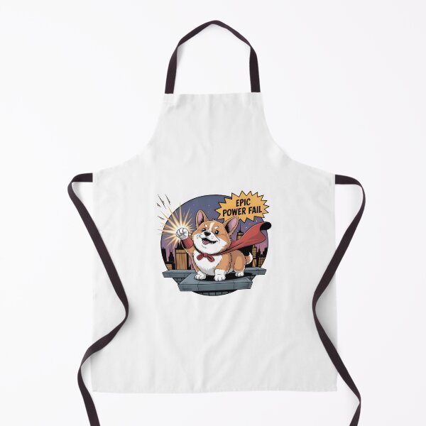 Item preview, "Epic Power Fail" Funny Corgi Superhero designed and sold by MemGraphicss.