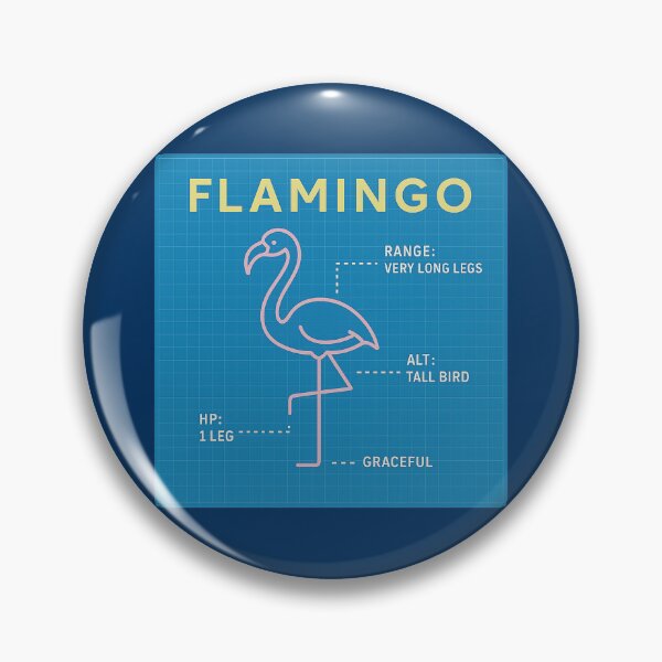Item preview, Pink Blueprint – Funny Flamingo Spec Parody designed and sold by Bratak.