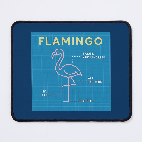 Item preview, Pink Blueprint – Funny Flamingo Spec Parody designed and sold by Bratak.