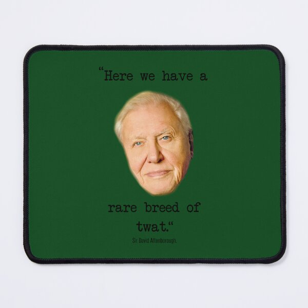 Item preview, David Attenborough Joke Rude Adult Profanity designed and sold by MemoryLaneKeeps.