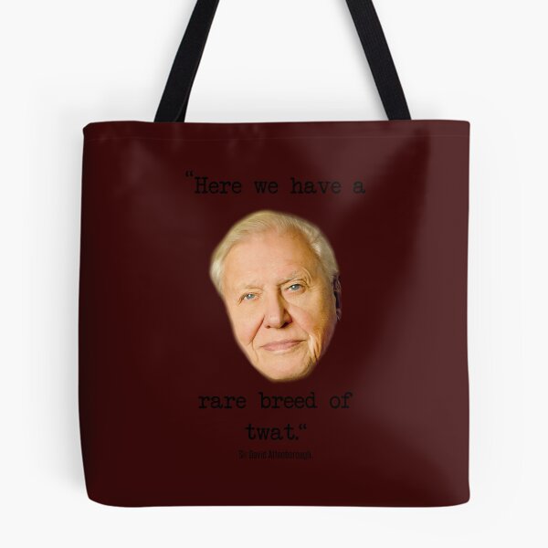 Item preview, David Attenborough Joke Rude Adult Profanity designed and sold by MemoryLaneKeeps.
