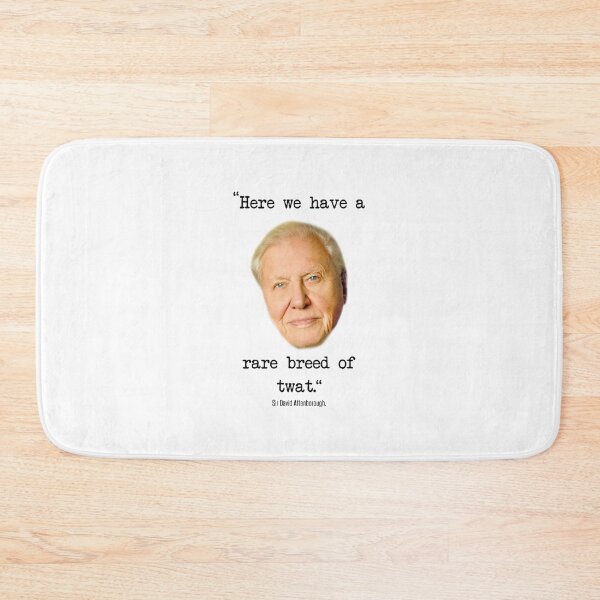 Item preview, David Attenborough Joke Rude Adult Profanity designed and sold by MemoryLaneKeeps.