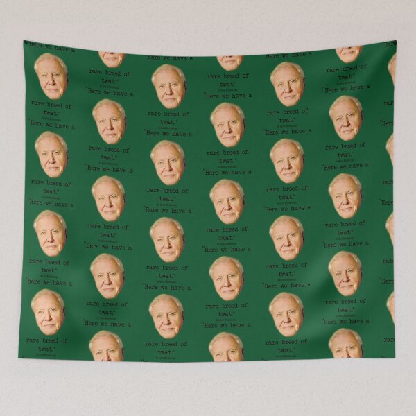Item preview, David Attenborough Joke Rude Adult Profanity designed and sold by MemoryLaneKeeps.