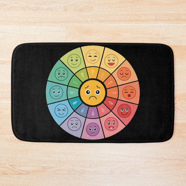 Item preview, Emoji Emotion Color Wheel – Fun Feelings Chart for Kids, Therapy, and Classrooms designed and sold by VividOrganica.