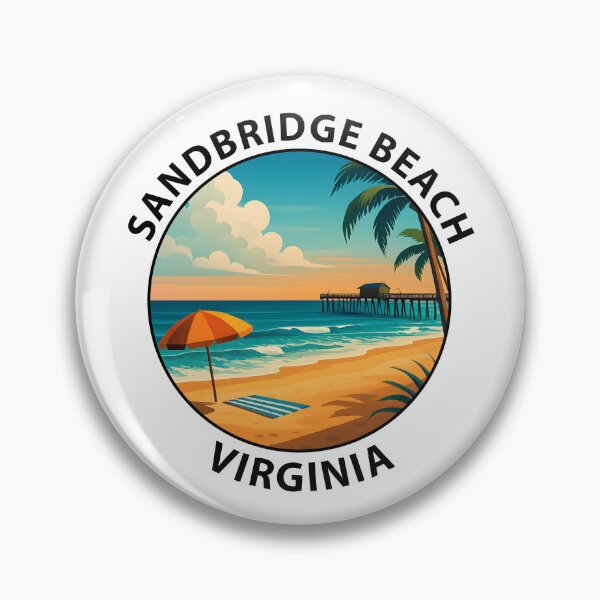 Artikelvorschau, Sandbridge Beach Virginia Reiseposter – Küsten-Sonnenaufgang Wandkunst USA entworfen und verkauft von inkNext.