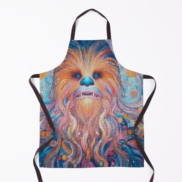 Item preview, Illustration of Wookie-Inspired Character in Stained Glass Style Mosaic Art designed and sold by Ojo de Lilith.