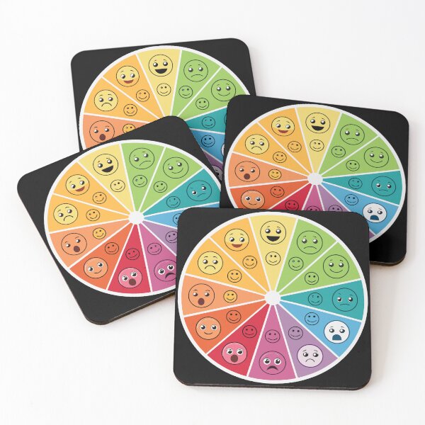 Item preview, Colorful Emoji Feelings Wheel – Emotional Awareness Chart for Home, Office, and Therapy designed and sold by VividOrganica.