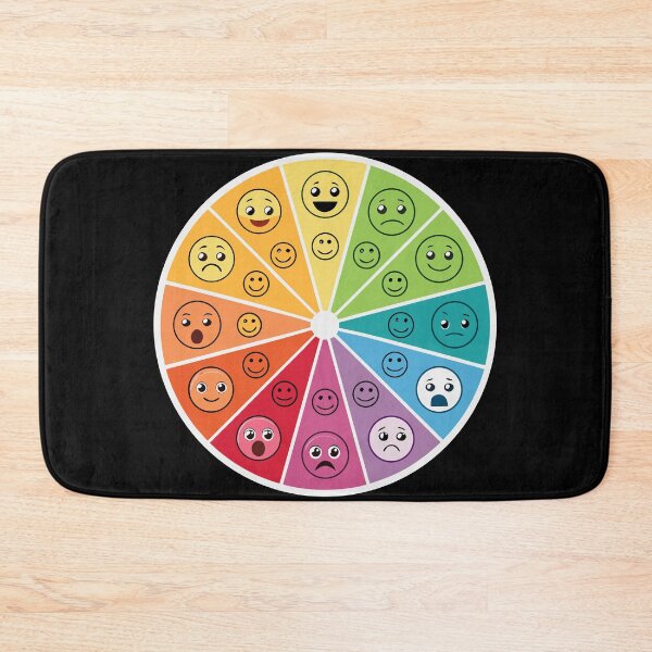 Item preview, Colorful Emoji Feelings Wheel – Emotional Awareness Chart for Home, Office, and Therapy designed and sold by VividOrganica.