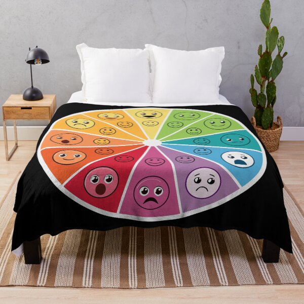 Item preview, Colorful Emoji Feelings Wheel – Emotional Awareness Chart for Home, Office, and Therapy designed and sold by VividOrganica.