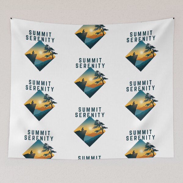 Item preview,  Summit Serenity | Mountain Sunset Hiking Adventure Lover Zen Nature Gift designed and sold by myfavoritesm4.