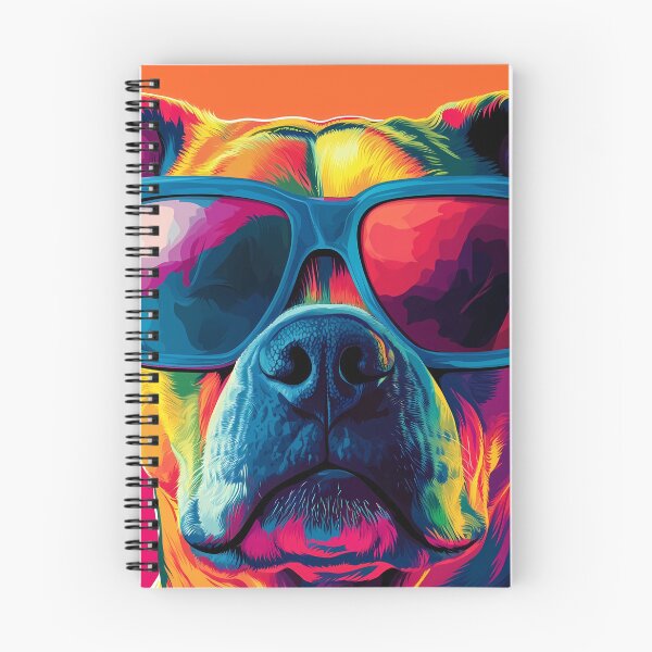 Item preview, Cool Pitbull dog with sunglasses designed and sold by gut2000.