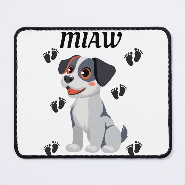 Item preview, Cute Funny Dogs Saying ''MIAW''-Playful Pet Illustration designed and sold by Stalyalya.