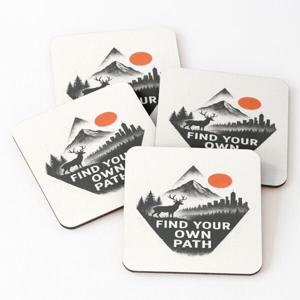 Item preview, Find Your Own Path – Adventure Mountain & Nature Design designed and sold by VelureArt.