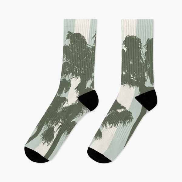 Item preview, Retro Stripe Abstract Palm Trees designed and sold by ArticraftShop.