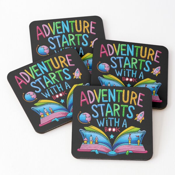 Item preview, Adventure Starts With a Book Art designed and sold by ArtDesignTp.