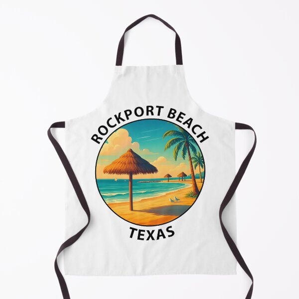 Item preview, Rockport Beach Texas Vintage Travel Poster – Coastal Wall Art & Stickers USA designed and sold by inkNext.
