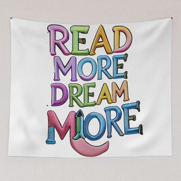 Item preview, Read More Dream More Typography Art designed and sold by ArtDesignTp.