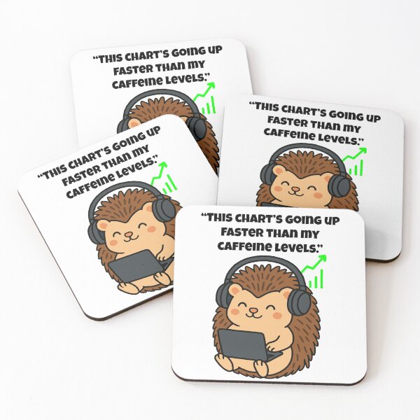 Item preview, Techy Hedgehog on the Rise – Cute Productivity Vibes designed and sold by Latitude 1°N.