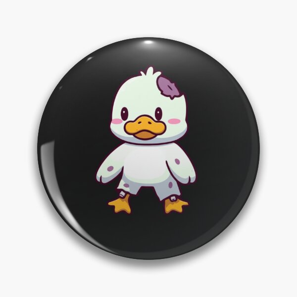 Item preview, Chibi Duck Zombie | Funny Kawaii Halloween Cute Duck Design designed and sold by ColorSplash123.