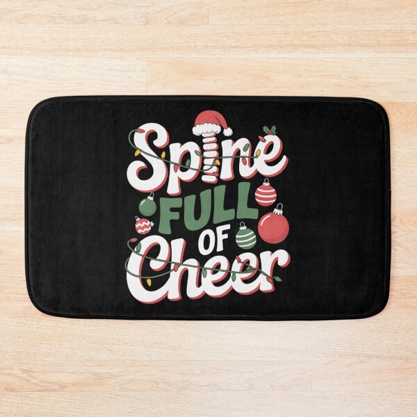 Item preview, Spine Full of Cheer Funny Osteopathy Christmas Design designed and sold by osteopath shop.