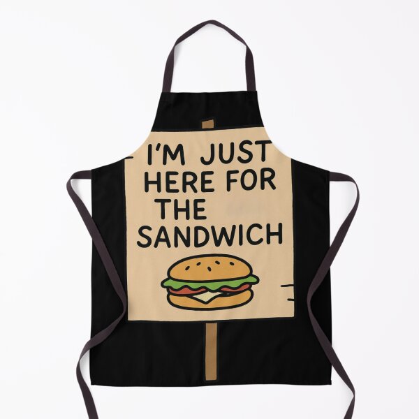 Item preview, I’m Just Here for the Sandwich – Funny Protest Design designed and sold by jelonkaa.