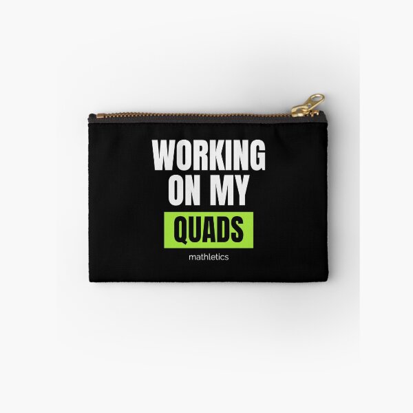Item preview, Mathletics Working on My Quads Funny Gift for Math Nerds and Fitness Fans designed and sold by MoodInInk.