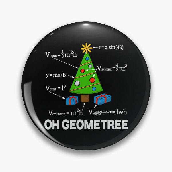 Item preview, Math Geometry Christmas Tree Geometree designed and sold by ValerieJensen.